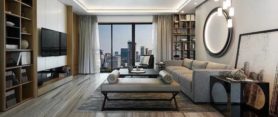 成都95㎡简约风两居室，宁静、沉稳、内敛