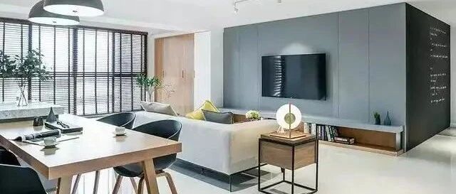 全屋大白墙已经OUT，客厅墙面用这4种色显高级！