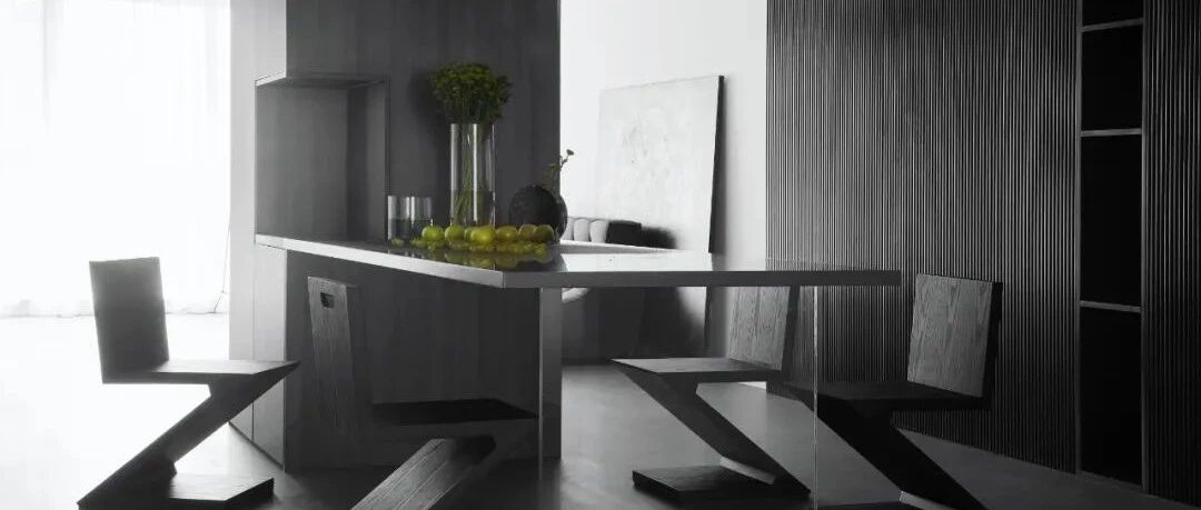 180㎡现代简约，高级黑的空间，搭配藤艺家具，营造高档艺术范