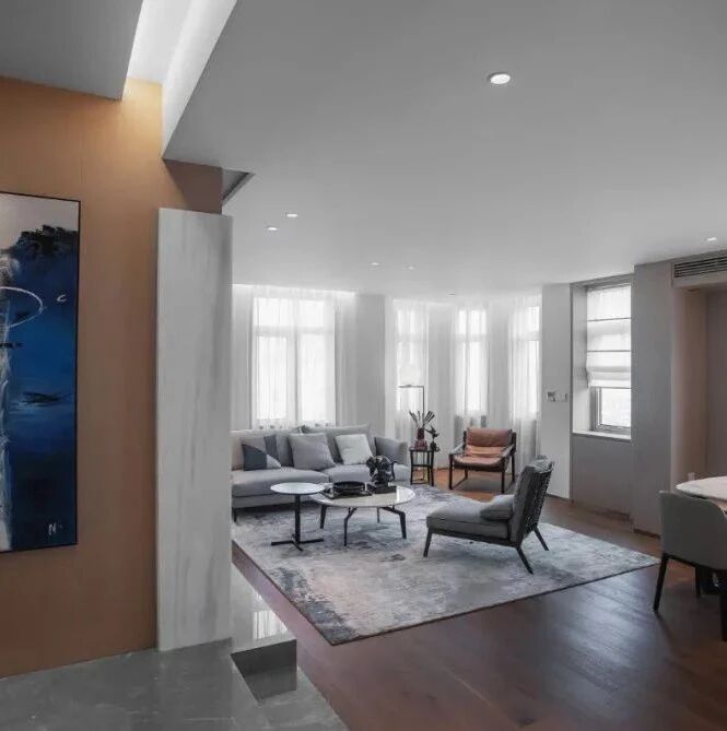 140㎡现代简约，安静舒适的空间，让生活轻松自然