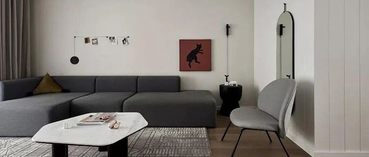 120㎡北欧三居婚房，餐厨一体，简单有格调