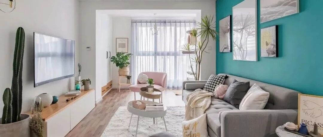 90m²北欧风两室，儿童房飘窗改成床，也太有创意了