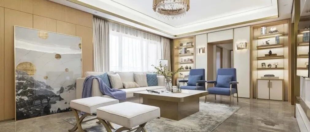 158㎡高级设计 满屋极致华丽又优雅 原来这才是真正的现代轻奢风