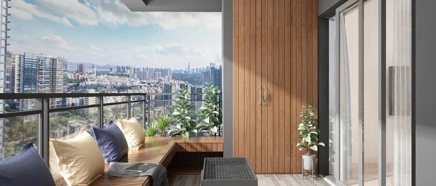 阳台隔断门，都流行这样装了！