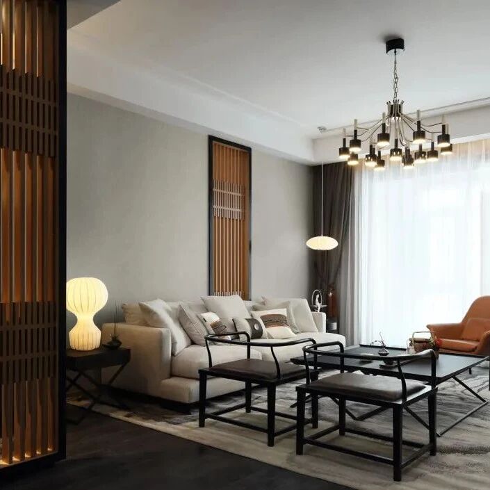 120㎡现代中式，现代舒适的空间，布置中式雅韵，营造禅意气质