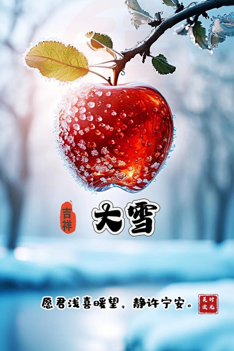大雪：一念花开香如故，一念雪落醉浮生。