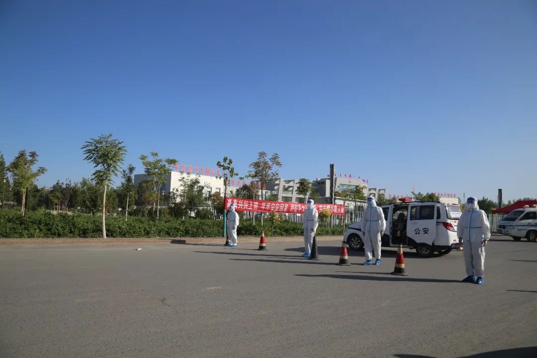 十一团开展疫情防控应急演练