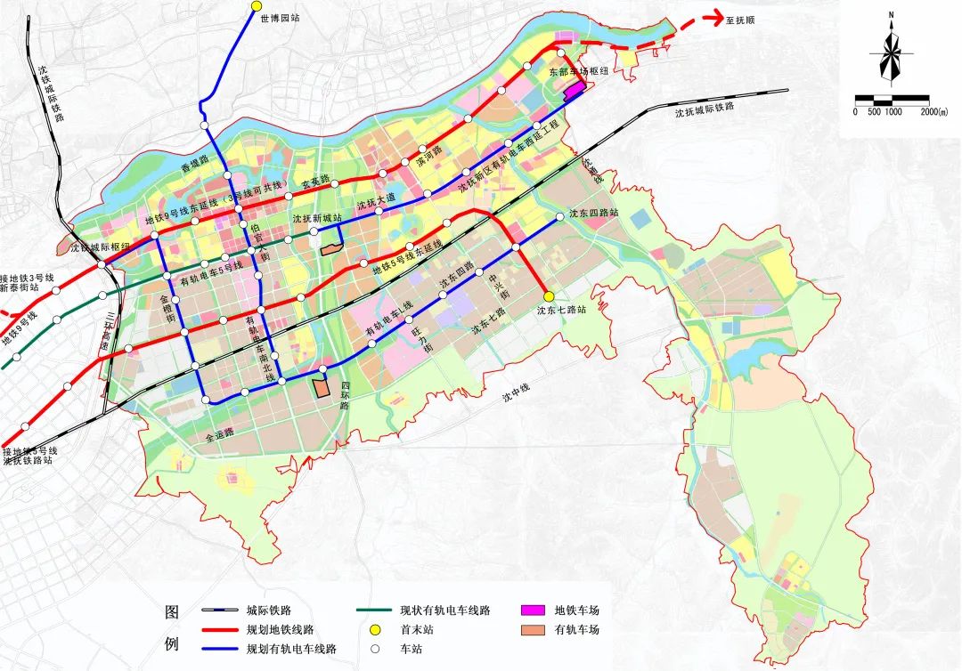 抚顺地铁规划图片