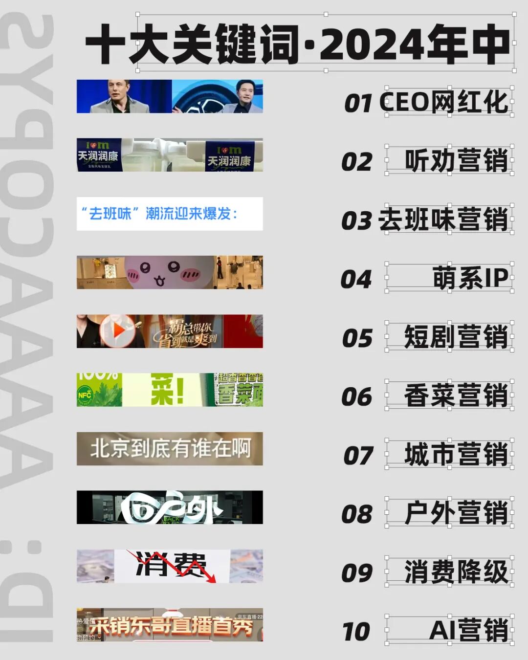 2024年中五大网络营销关键字！