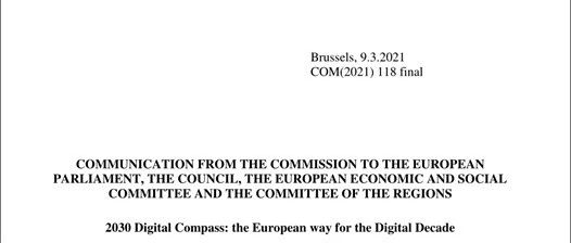 欧盟《2030数字罗盘》计划开启“欧洲数字十年”
