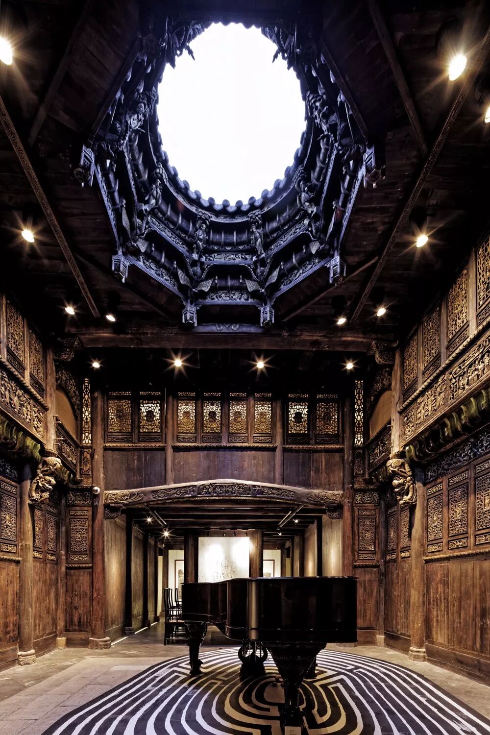 徽派古宅藏宝楼,细细雕琢尽显中华风骨 - 马蹄室内设计网