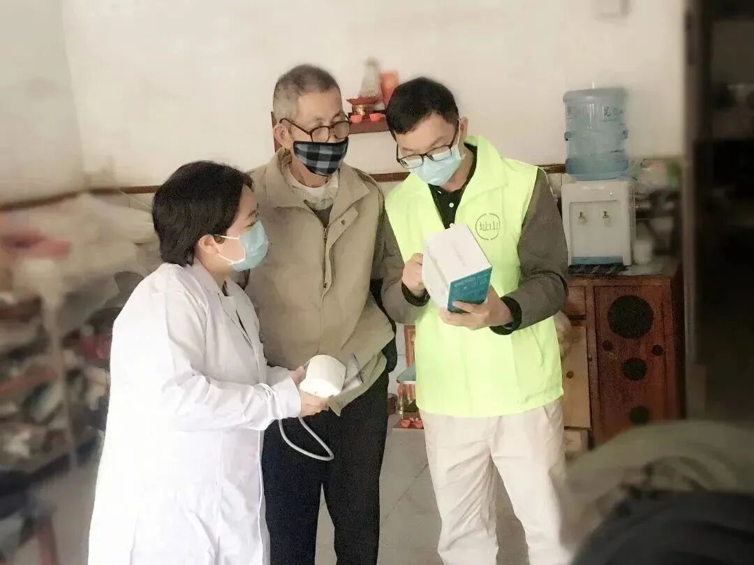 新血压计怎么打开医共体慢病管理新模式 ｜ 址山镇高血压管理患者免费在家中用上了智慧血压计_https://www.jmylbn.com_新闻资讯_第1张