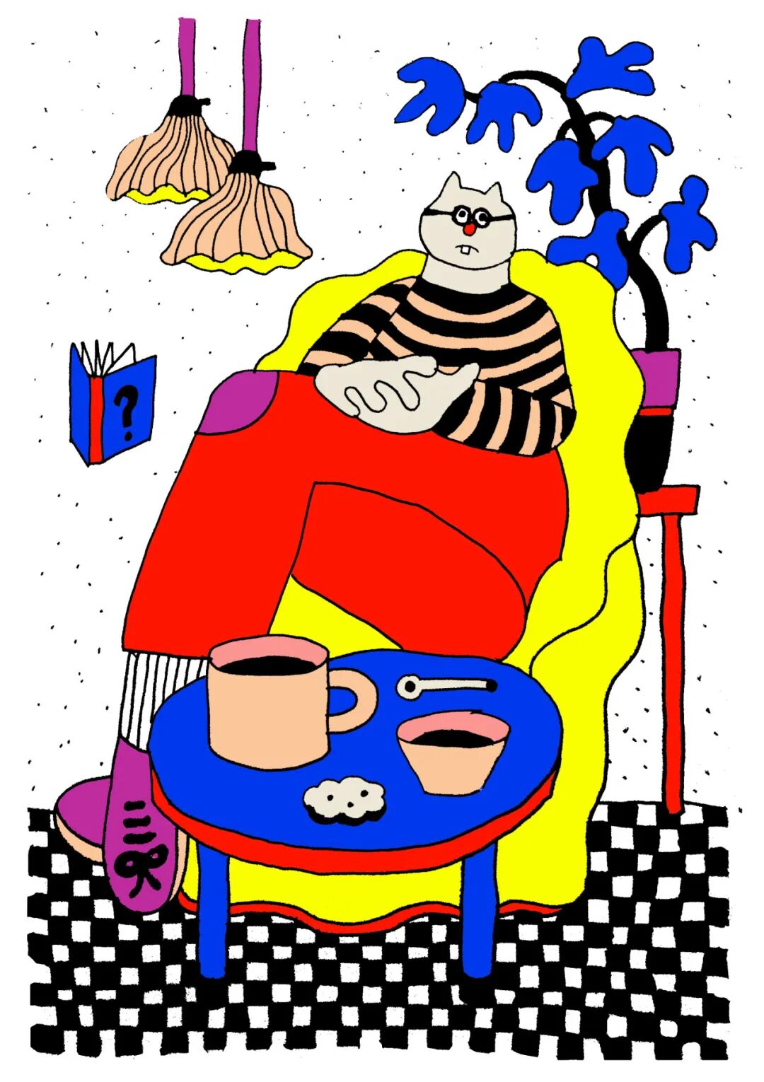 日本天真低龄画风插画设计师楢崎萌恵momoenarazaki