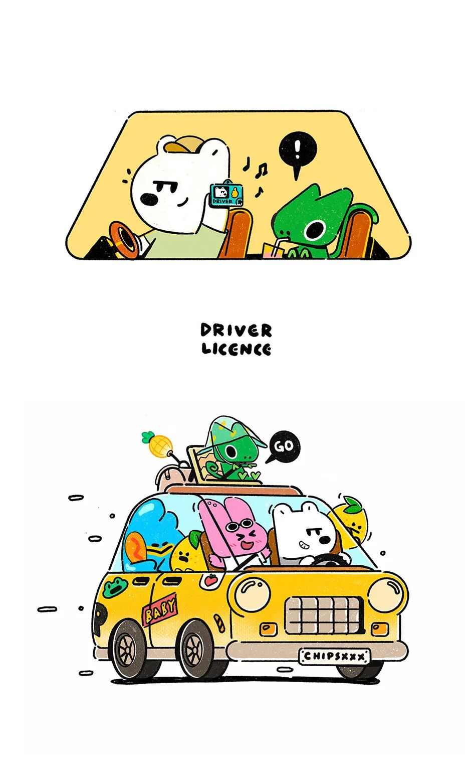 超可爱的ip设计chipscrew