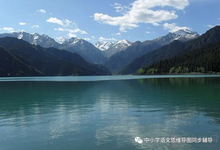 人教版四年级语文《七月的天山》思维导图欣赏 人教版四年级语文《七月的天山》思维导图欣赏