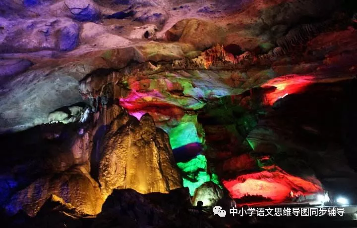 人教版四年级语文《记金华的双龙洞》思维导图欣赏 人教版四年级语文《记金华的双龙洞》思维导图欣赏