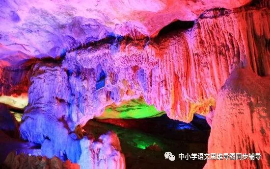 人教版四年级语文《记金华的双龙洞》思维导图欣赏 人教版四年级语文《记金华的双龙洞》思维导图欣赏