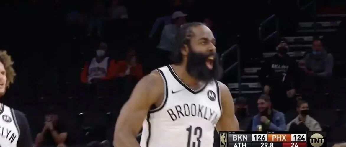 24分疯狂大逆转！哈登牛逼！！！今天没有欧文，没有杜兰特....