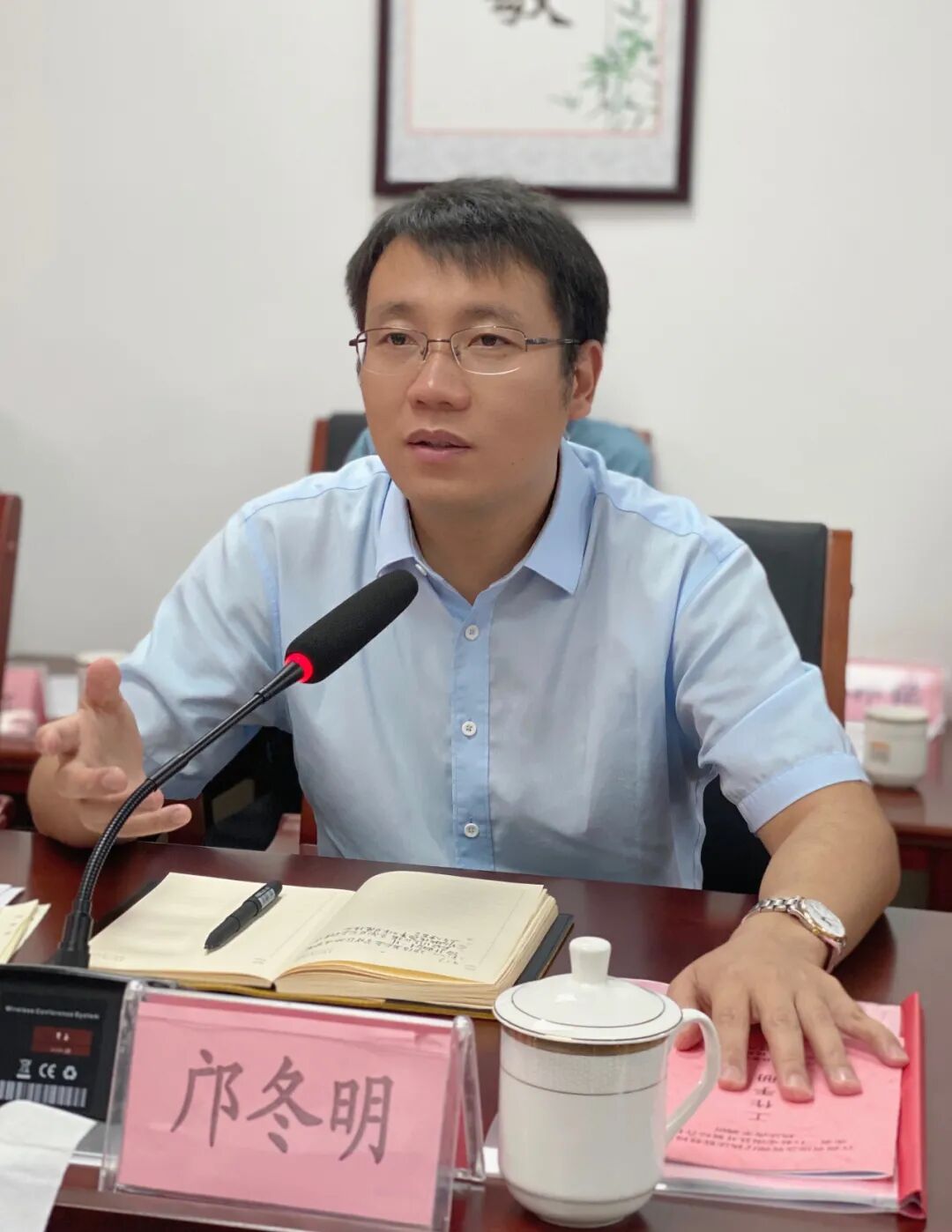 省应急管理厅执法监督局局长张勇到我县调研