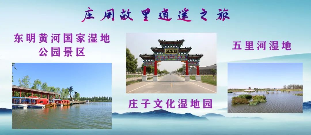 東明黃河森林公園→莊子文化溼地園→五里河溼地10,伯樂故里生態之旅