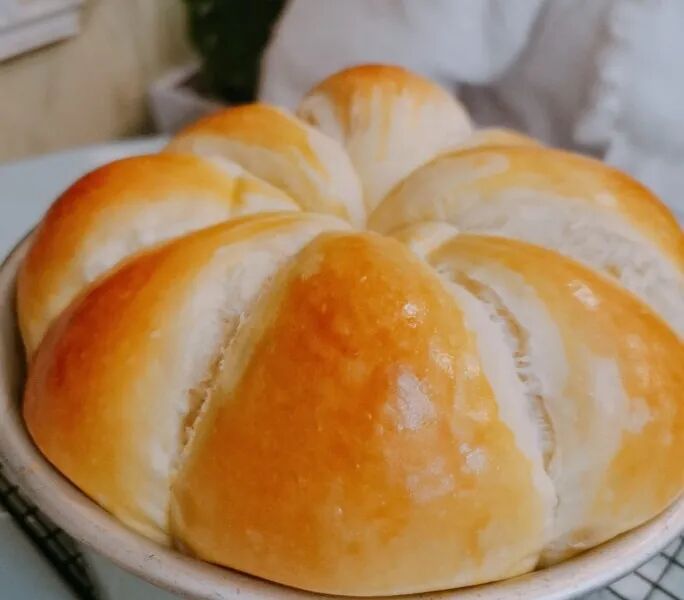 美善品食谱 ｜ 馒头一样简单的面包—蛋糕模面包