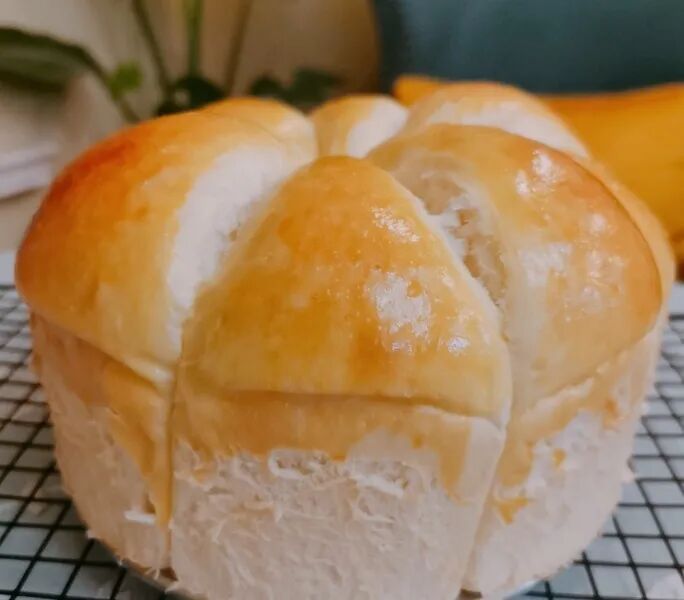 美善品食谱 ｜ 馒头一样简单的面包—蛋糕模面包