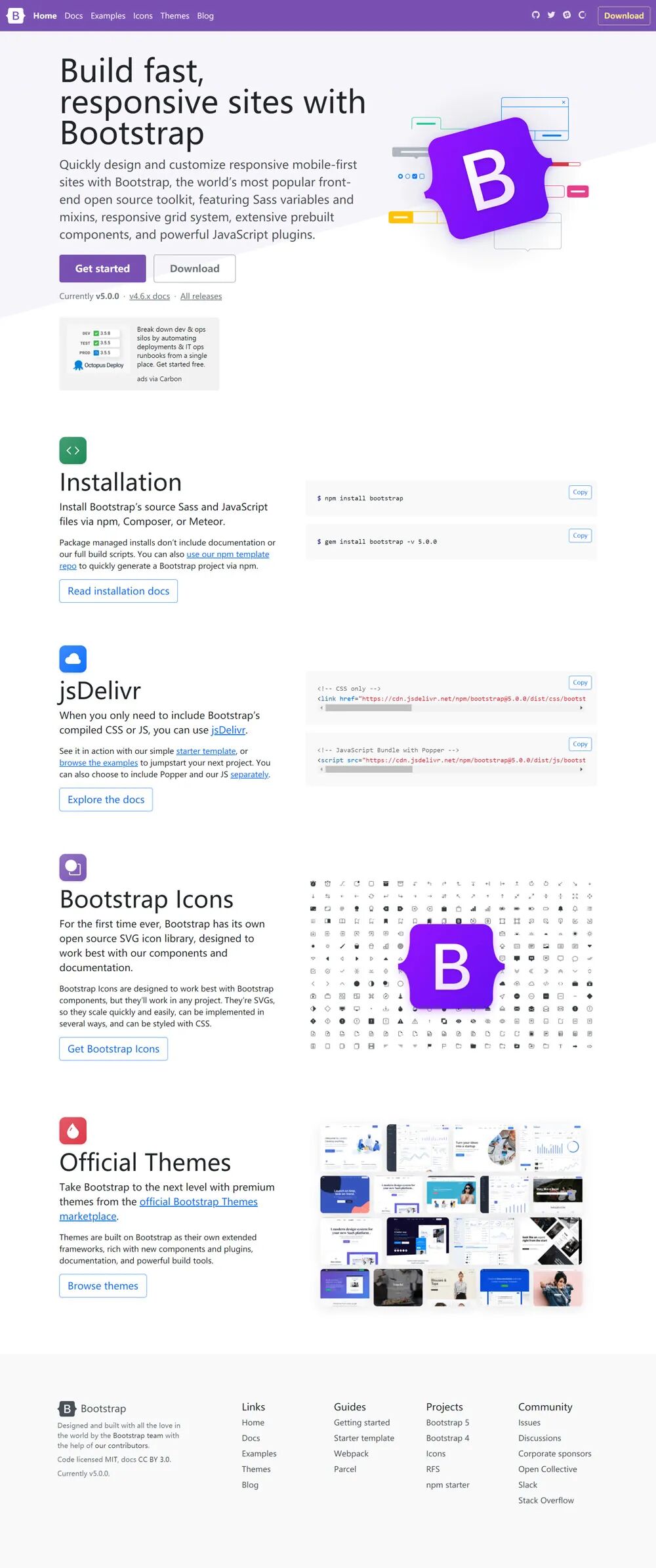 前端框架 Bootstrap 更新LOGO