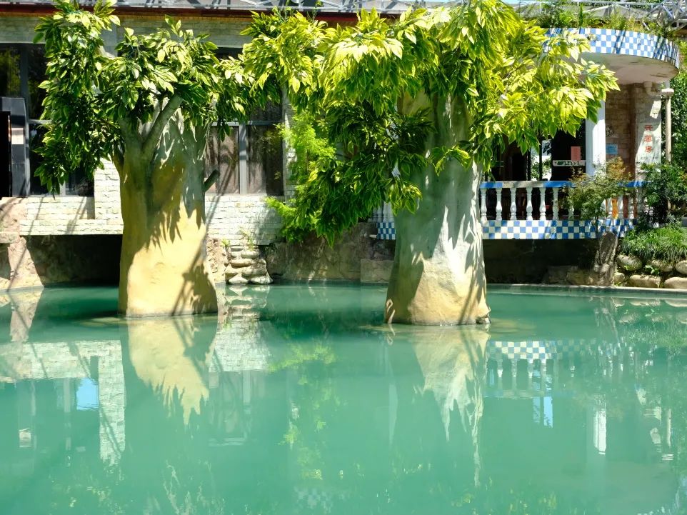 柳凤休闲岛温泉是天然图片