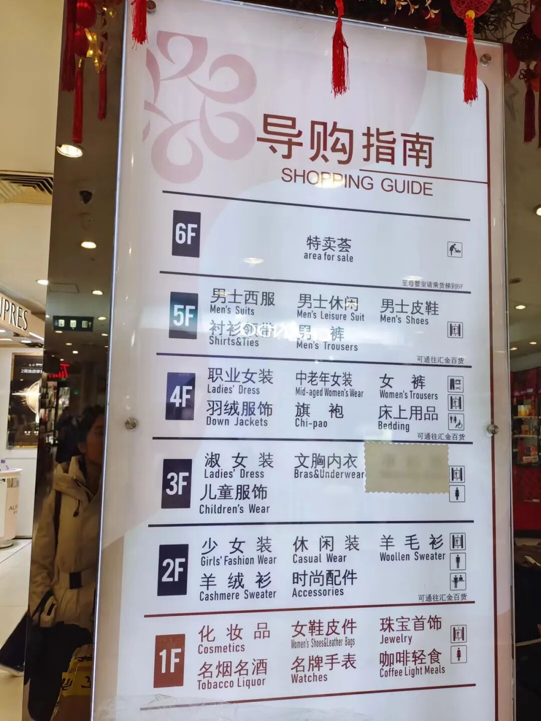 上海六百导购图逛得口渴,也难找到一个买饮料的地方六百仅有地上六层