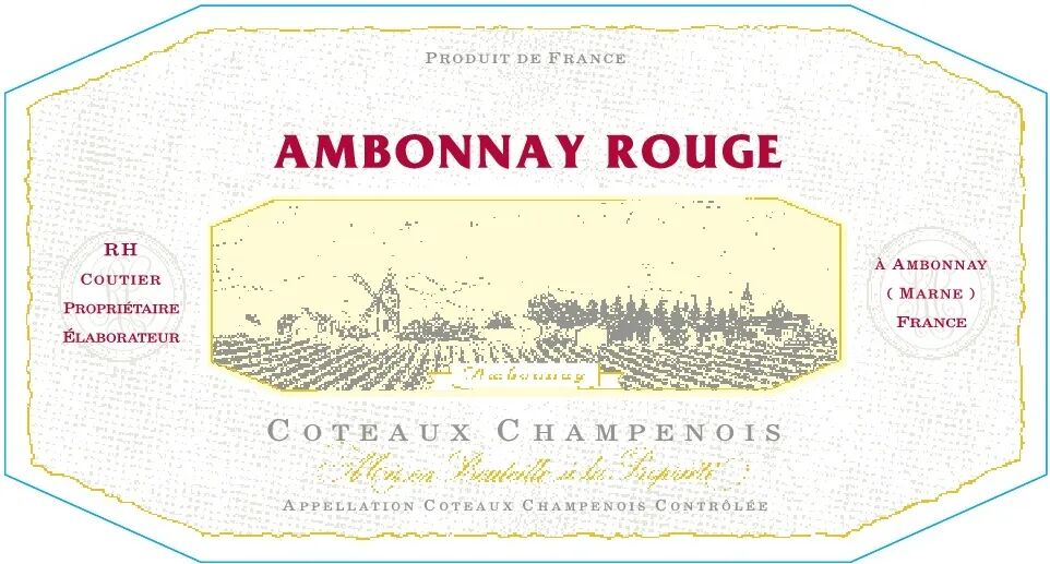 2017 Coteaux Champenois Ambonnay Rouge - Beaune Imports
