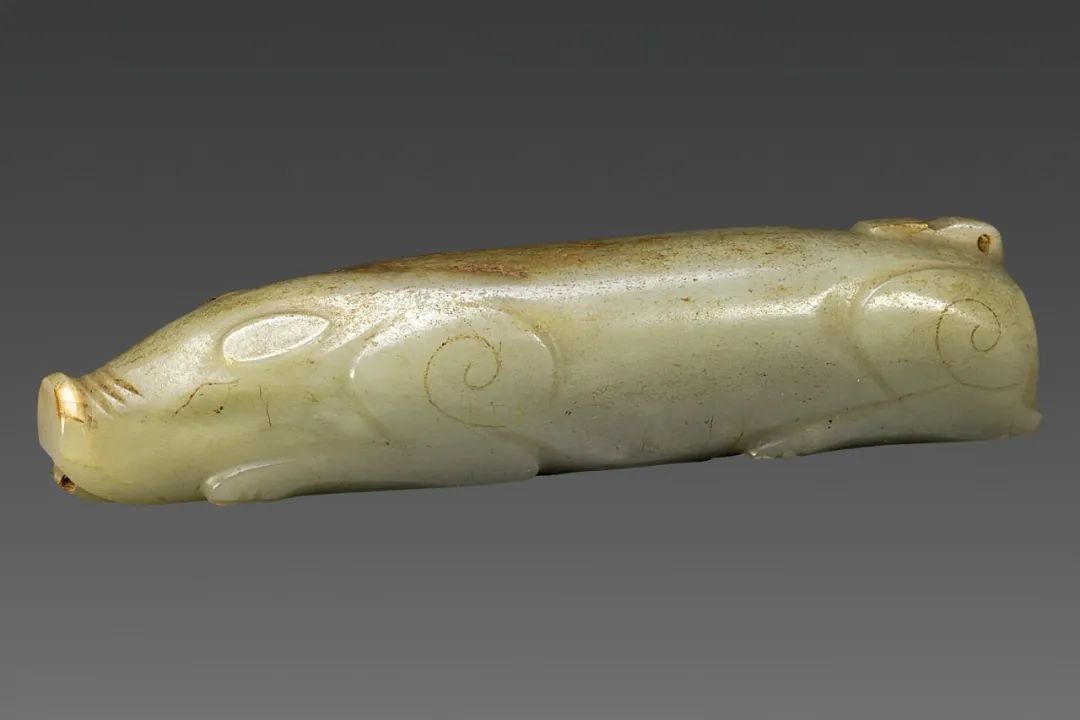 中国時代石握猪 古玉猪握 共箱 骨董 玉製品 中国古美術 重133g 玉猪握- 全民收藏网