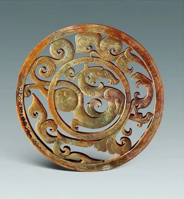 高古玉 ・旧藏 商周時代 鳳鳥古紋玉佩 中国古美術品 古時代物 唐