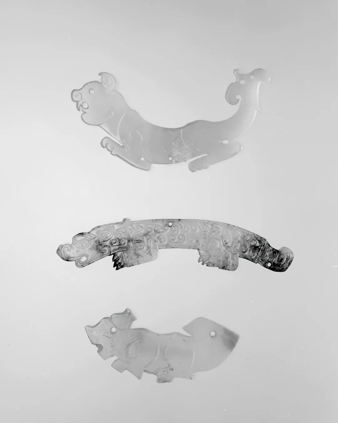 商代晩期 玉虎(玉琥)龍角玉虎 置物高古玉根付 提げ物 装飾品 歴史資料☆希少品 商代晩期 玉虎(玉琥)龍角玉虎 置物高古玉根付 提げ物 装飾品