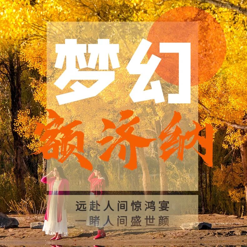 7天6晚丨2021三大胡杨林额济纳胡杨林，弱水金沙胡杨林，金塔胡杨林，居延海日出，张掖+怪树林日落，经典嘉峪关/黑城遗址