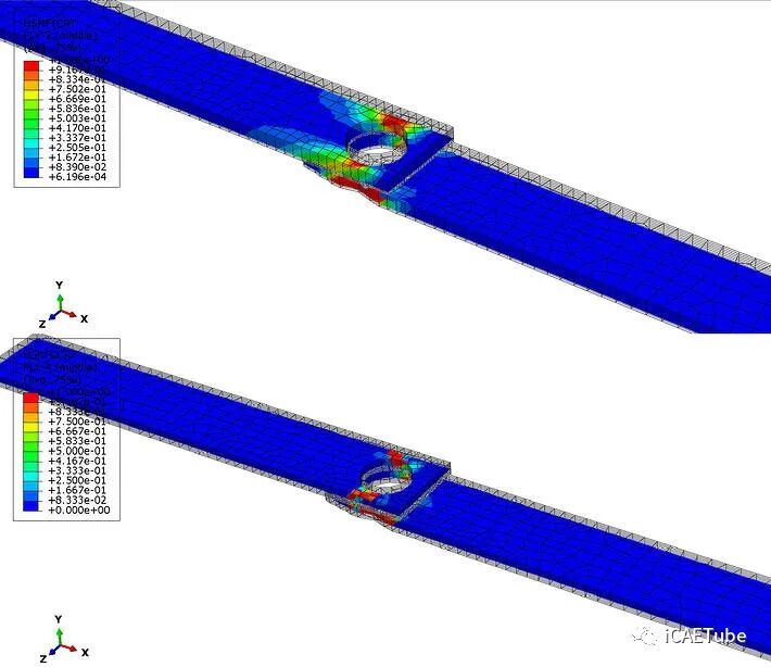 Abaqus复合材料螺栓接头的失效分析的图11