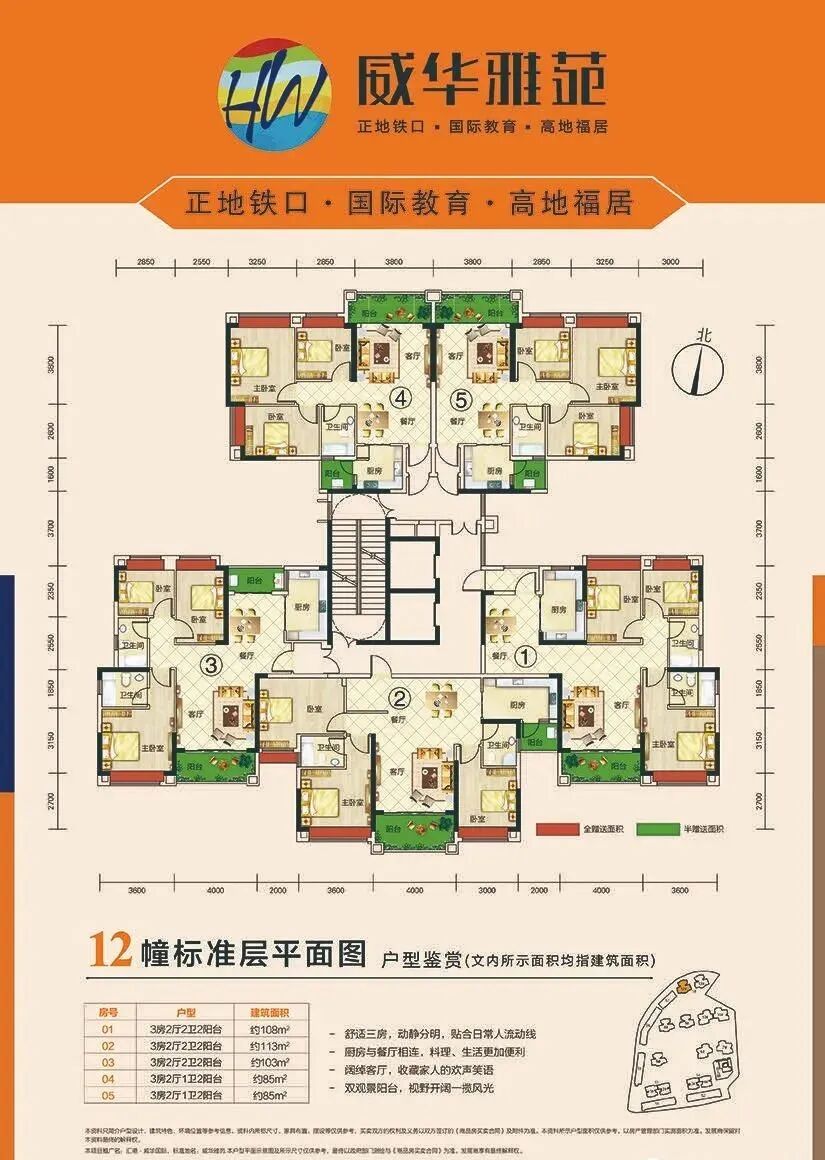单价1字头，增城汇港威华国际现楼85㎡~112㎡