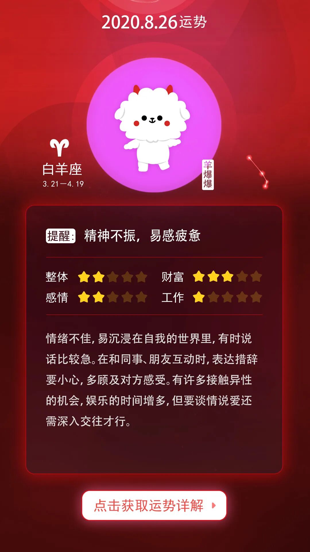 8月26日星座运势分析 星座狗联盟 微信公众号文章阅读 Wemp