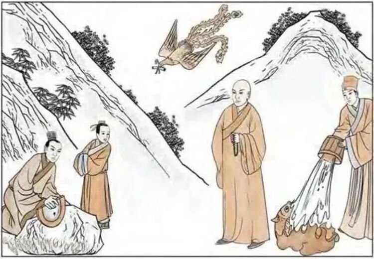 「墨学六十四卦」萃卦:泽地萃卦,如水就下之象