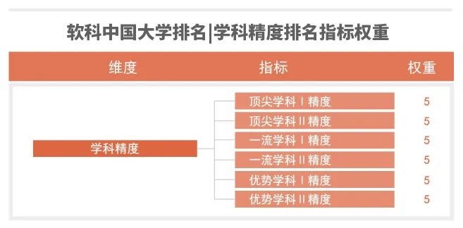 2020软科中国大学排名系列：学科精度排名