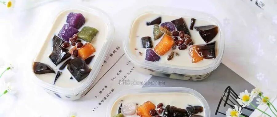 搅一搅放一放，滑嫩嫩满口清凉！一碗下肚解暑气！