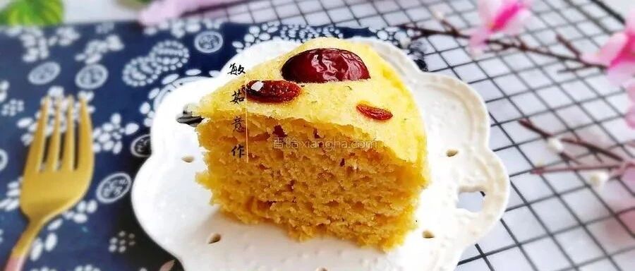 松软可口的红枣小米发糕，零基础一看就会，健脾又养胃