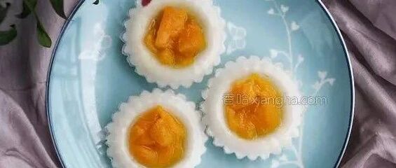 芒果钵仔糕的做法，比例和步骤详细，晶莹剔透又Q弹太好吃