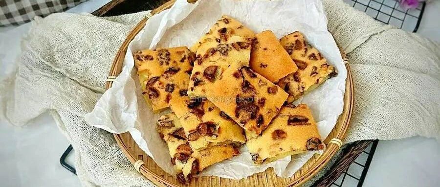 少油低糖超美味，核桃红枣养生糕 ，简箪一做全家老少都爱吃！