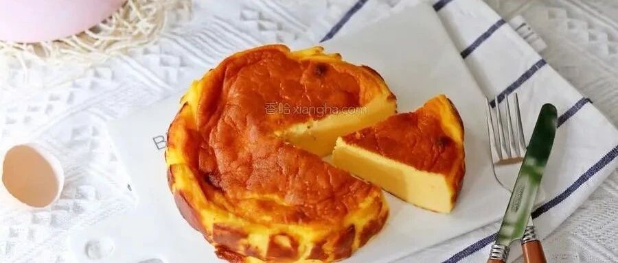 免打发搅一搅就能做，巴斯克芝士蛋糕，松软绵密口感棒