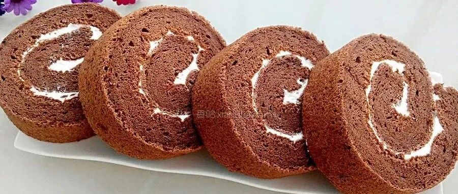 手把手教你做可可奶油蛋糕卷，香甜细腻入口即化，学会再也不用买