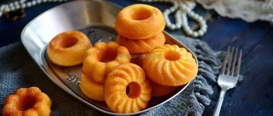 一口惊艳蛋糕甜甜圈，松软香甜巨好吃，简单到零失败
