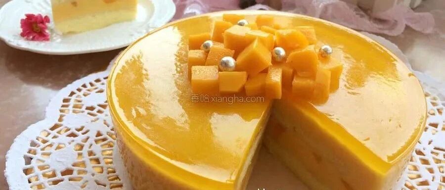 酸奶芒果慕斯蛋糕，原来做法这么简单，最惬意的下午茶小甜点！