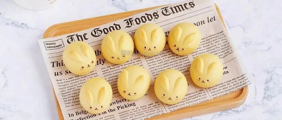 超Q的玉兔烧果子，简单易做巨好吃，光看一眼就爱上