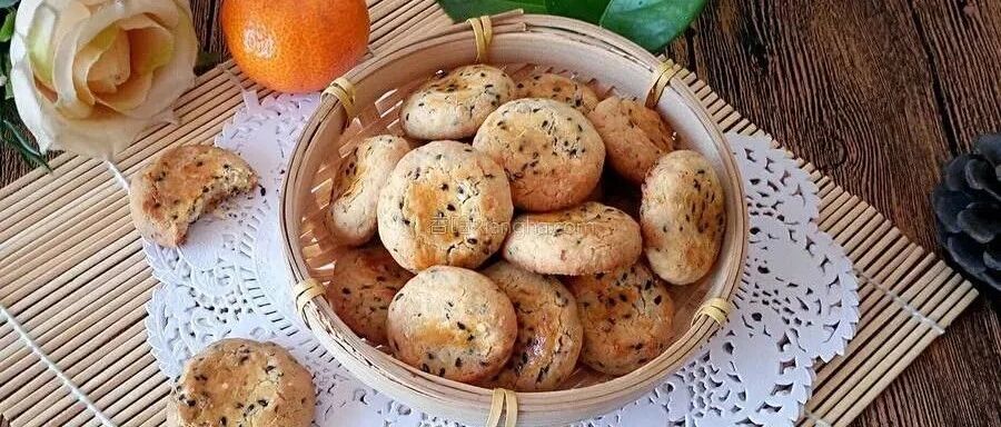 手把手教你做花生芝麻酥，配方详细步骤简单，酥得掉渣儿