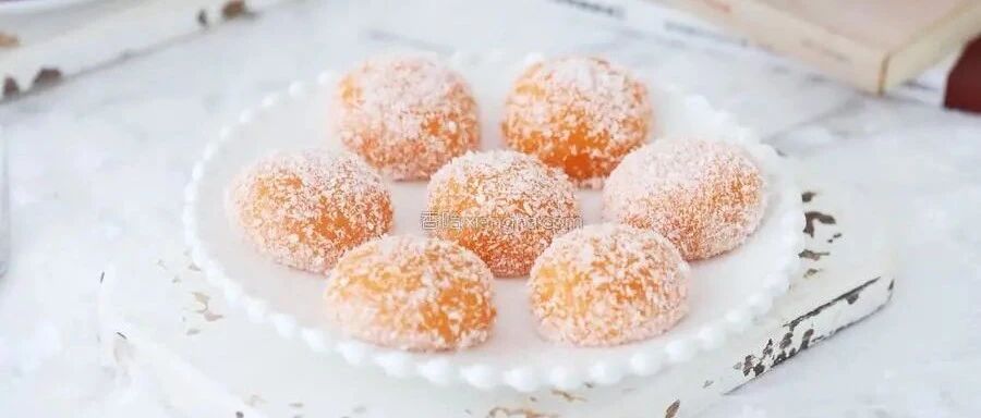 巨好吃的椰香红薯球，低脂无油又饱腹，手把手教你做